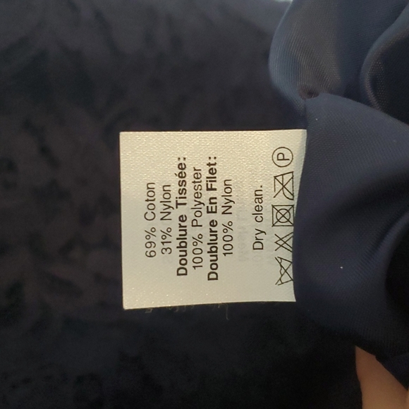 Navy Blue J Crew Dress Size 10/12 - Picture 4 of 5